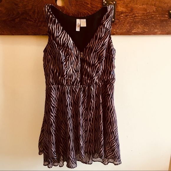 Shimmery High-Waisted Double Ruffle Dress - Picture 2 of 7